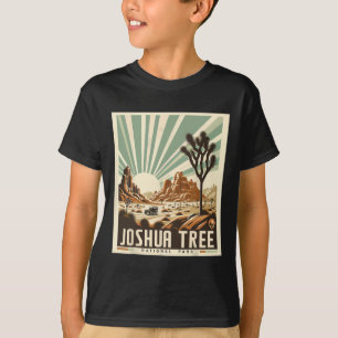 Joshua Tree National Park Vintage Hiking Camping O T-Shirt