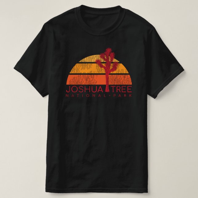 Joshua Tree National Parks T-shirt Dark (Design Front)