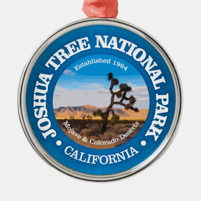 Joshua Tree NP2 Metal Tree Decoration (Front)