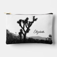 Joshua Tree Personalised Black & White Makeup Bag