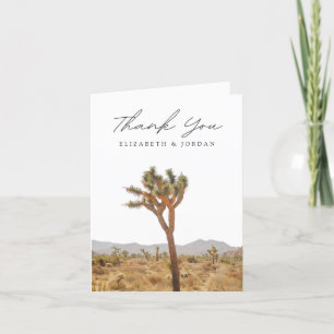 Joshua Tree Vertical Blank Thank You Card