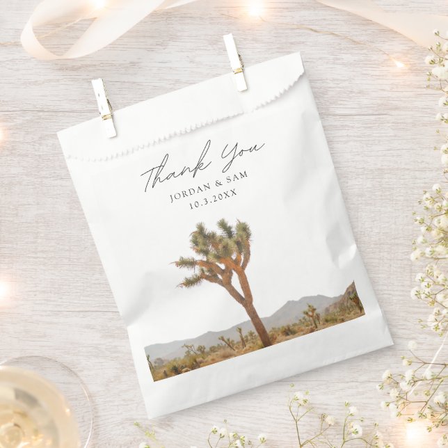 Joshua Tree Wedding Favour Boho Thank You Bags (Clipped)