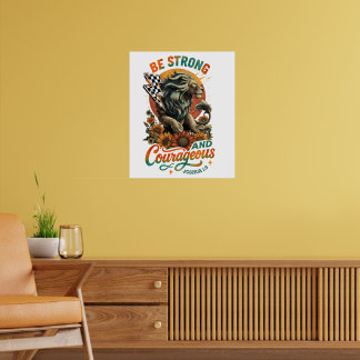 Joshus 1:9 poster