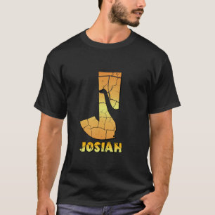 Josiah personalised boys dinosaur cute custom kids T-Shirt