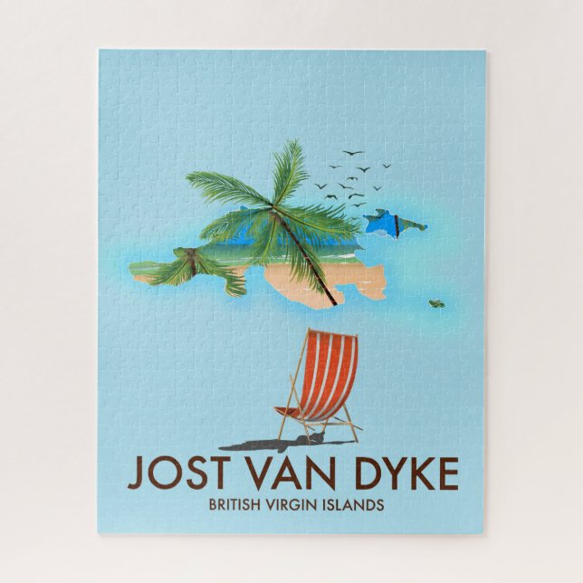 jost van dyke British Virgin Islands. Jigsaw Puzzle (Vertical)