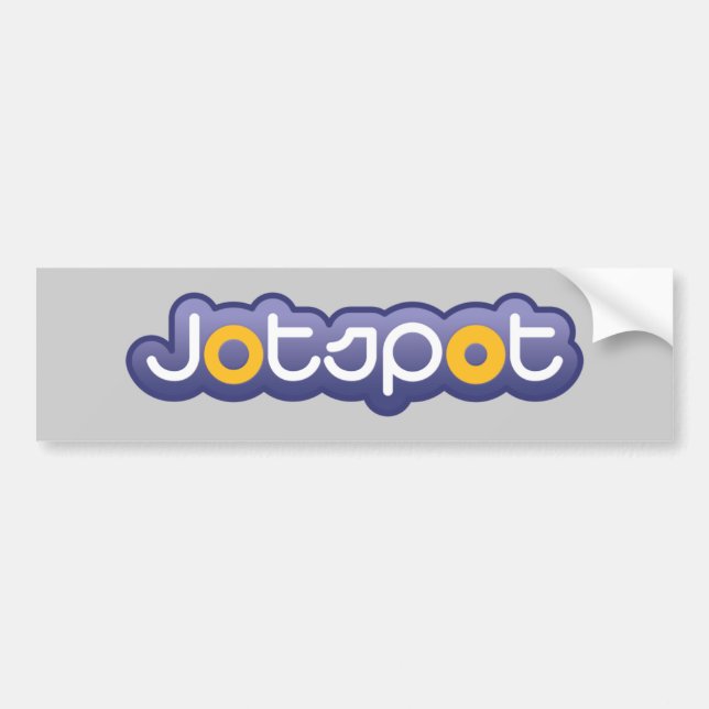 Jotspot bumper sticker (Front)