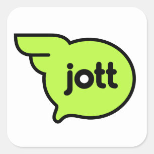 Jott icon glossy sticker