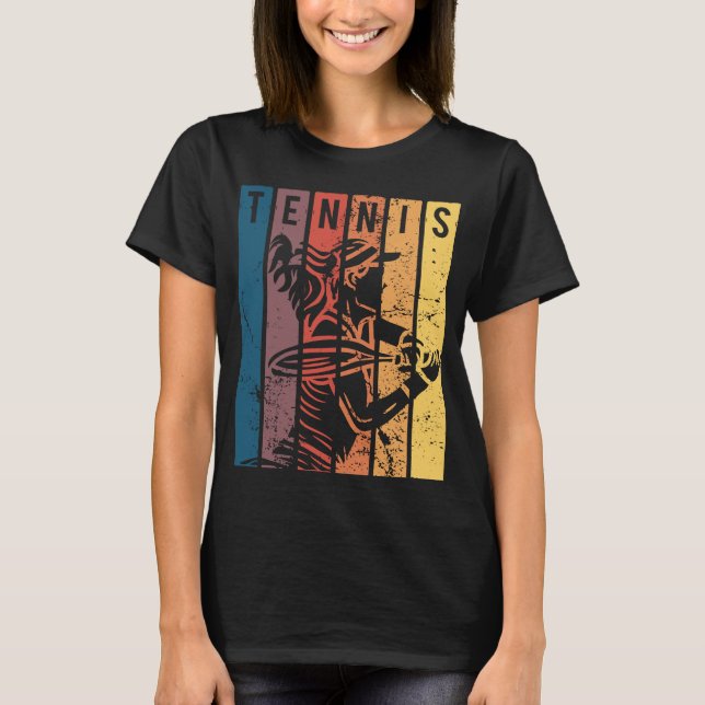 Joueuse de tennis T-Shirt (Front)