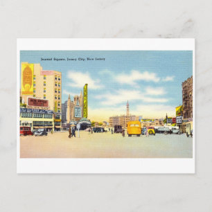 Journal Square, Jersey City, New Jersey Postcard