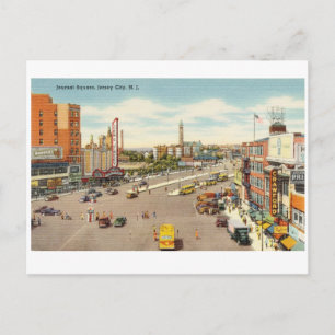 Journal Square, Jersey City, NJ Postcard