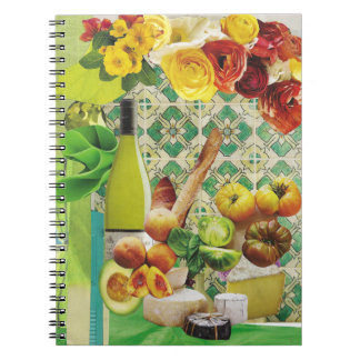 Journal with Wine and Cheese