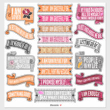 Journaling Prompts HUGE Sticker Sheet