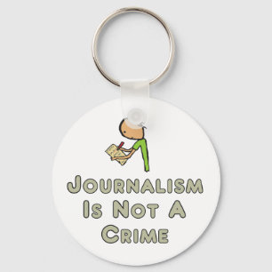 Journalism Is Not A Crime Key Ring