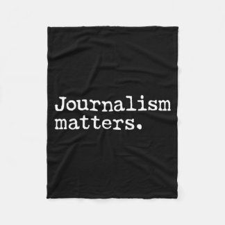 Journalism Matters Support Fee Press Freedom of Fleece Blanket