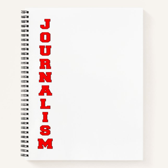 Journalism Notebook (Front)