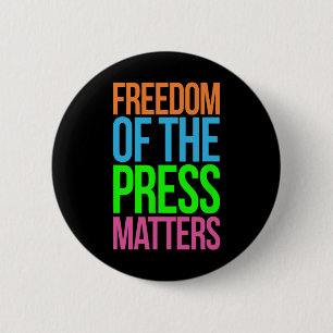 Journalism Problems Not The Enemy Anti Trump Resis 6 Cm Round Badge