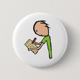 Journalist 6 Cm Round Badge