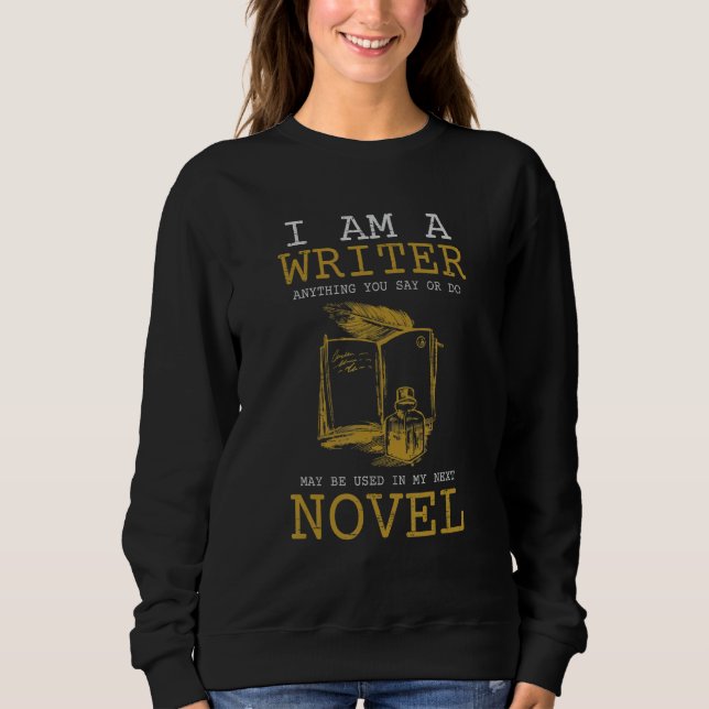 Journalist Book Author Sweatshirt (Front)