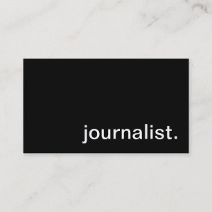 Journalist Business Card