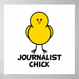 Journalist Chick Poster