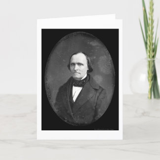 Journalist Hunt Daguerreotype 1852 Card