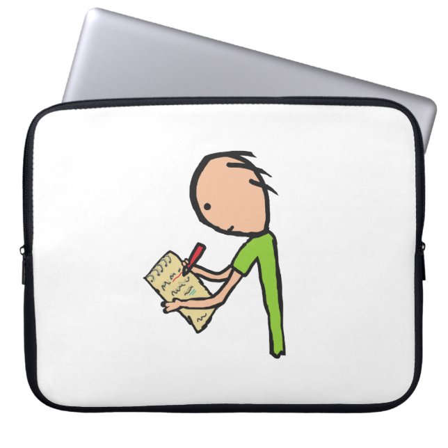 Journalist Laptop Sleeve (Front)