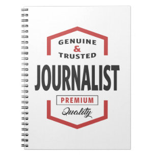 Journalist Logo Gift Ideas. Notebook