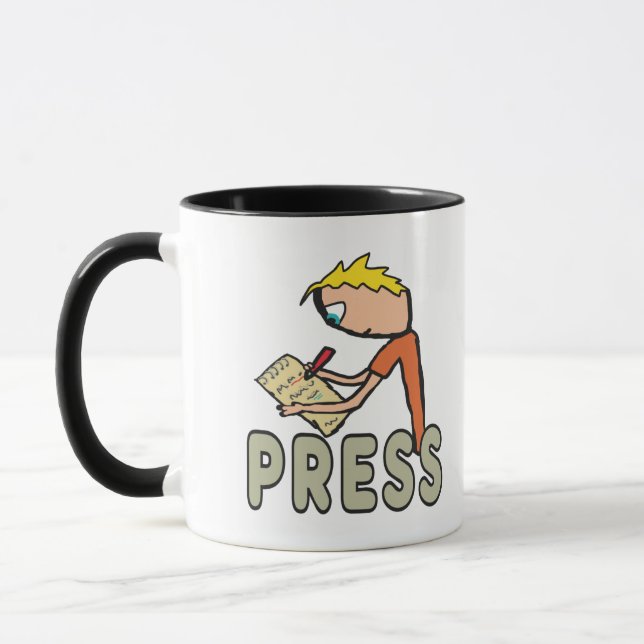 Journalist Press Reporter Mug (Left)