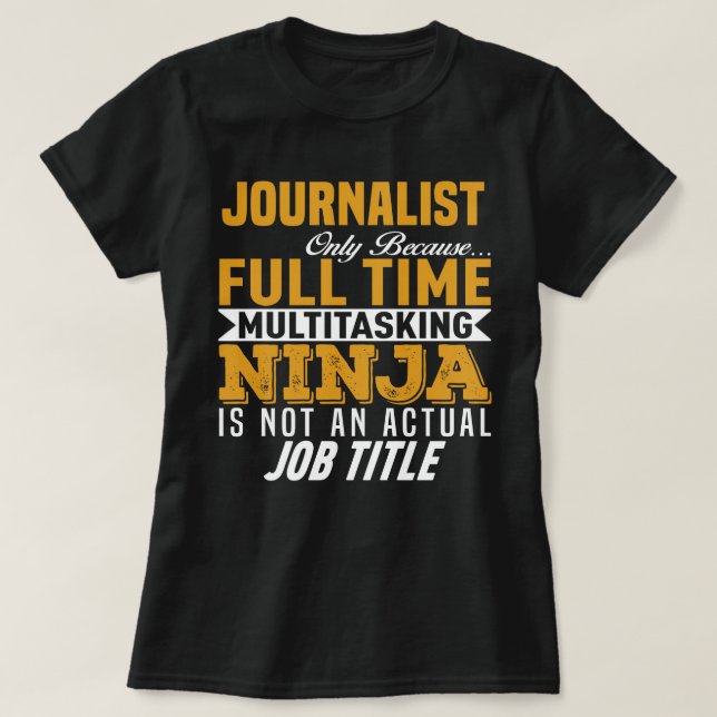 Journalist T-Shirt (Design Front)