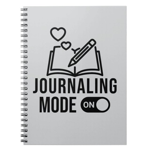 Journalling Mode On Bullet Journal Diary Writing (Front)