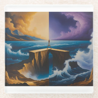Journey Between Worlds Glass Coaster