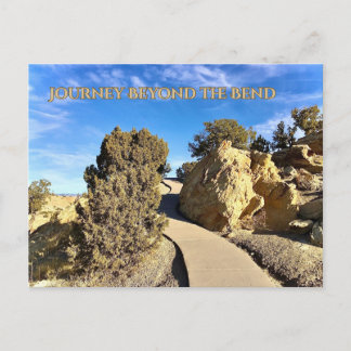 Journey Beyond the Bend Postcard
