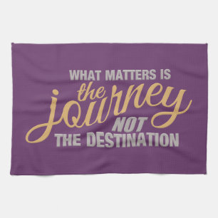 JOURNEY custom kitchen towel