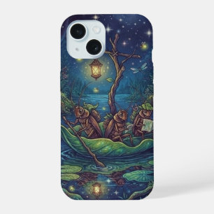 Journey Into the Unknown Enchanted Night Forest iPhone 15 Case