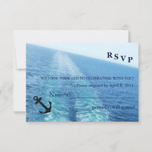 Journey of Love Cruise Ship/Destination RSVP Card