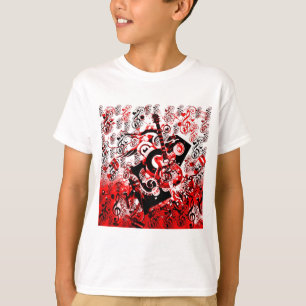 Journey of Music-Red_ T-Shirt