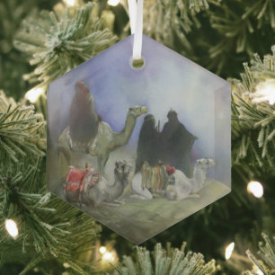 Journey of the Magi Glass Tree Decoration