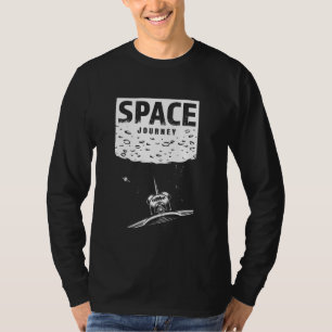 Journey Space Shuttle Ship Vintage Retro Stars Cos T-Shirt