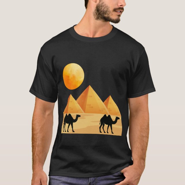 Journey Through Time Egypt Art T-Shirt (Front)