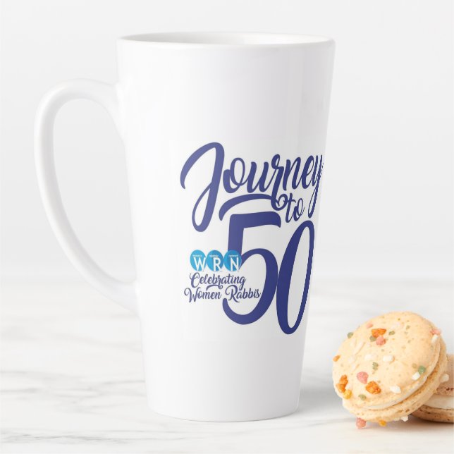 Journey to 50 Latte Coffee Mug (In Situ)