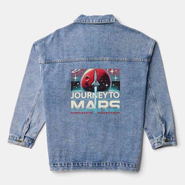 Journey to Mars Denim Jacket (Back)