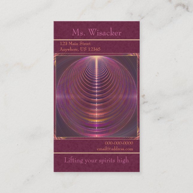 Journey to Soul Mandala Business Card (Front)