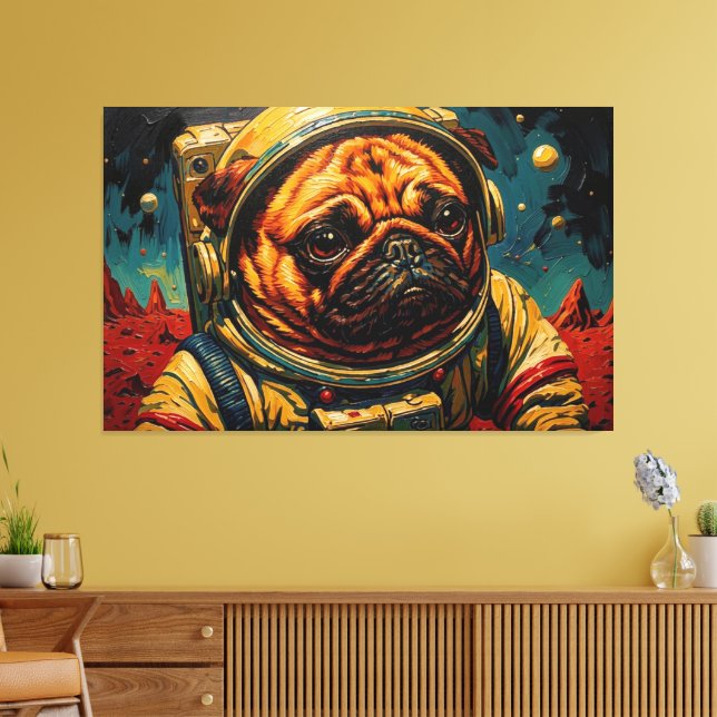 JOURNEY TO THE DOG STAR 13 CANVAS PRINT (Insitu(LivingRoom))