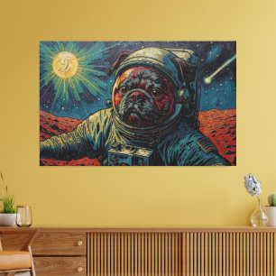 JOURNEY TO THE DOG STAR 2 CANVAS PRINT