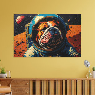 JOURNEY TO THE DOG STAR 7 CANVAS PRINT