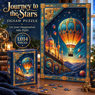 Journey to the Stars Balloon 1,014 Piece Puzzle