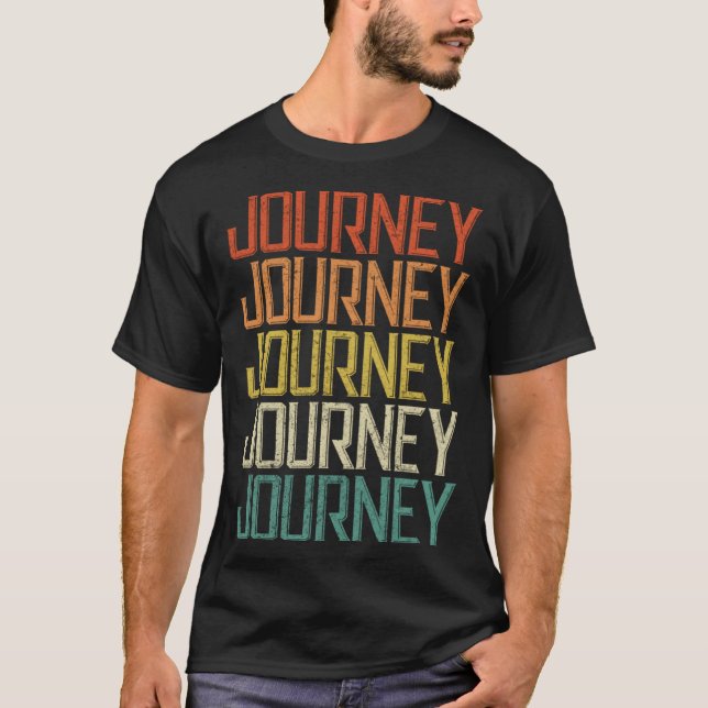 Journey Vintage Retro T-Shirt (Front)
