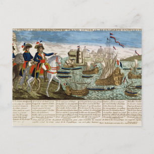Journeys and Exploits of General Bonaparte 1798 Postcard