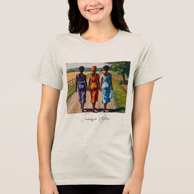 Journeys in Rhythm Tri-Blend Shirt (Front)