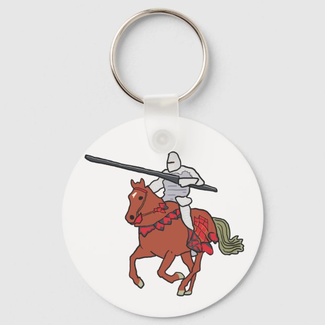Jousting Knight Key Ring (Front)